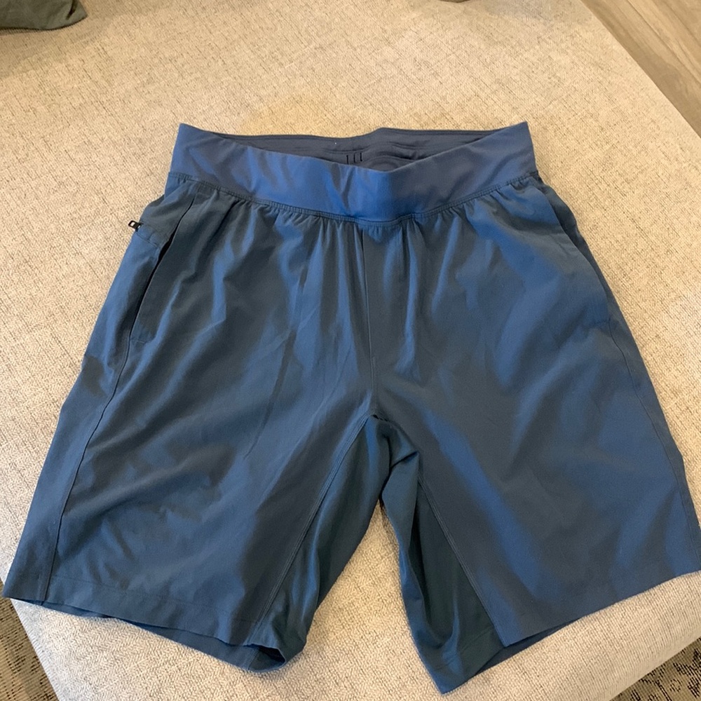 Blue Lululemon shorts